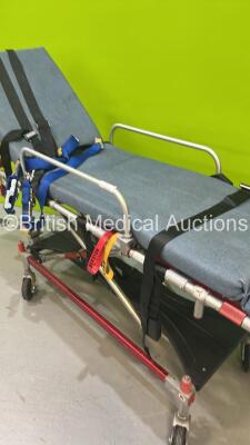 Ferno Falcon Hydraulic Ambulance Stretcher with Mattress (Hydraulics Tested Working) *S/N 003829* - 4