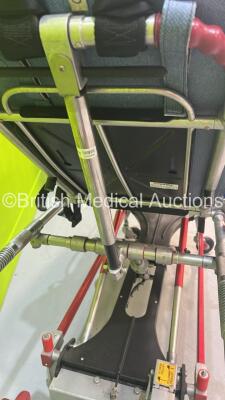 Ferno Falcon Hydraulic Ambulance Stretcher with Mattress (Hydraulics Tested Working) *S/N 003829* - 6