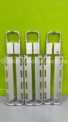 3 x Meber Aluminium Scoop Stretchers - 2