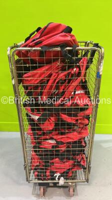 Cage of Red Ambulance Bags (Cage Not Included)