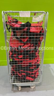 Cage of Red Ambulance Bags (Cage Not Included)