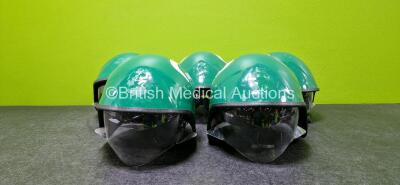 5 x Pacific Ambulance Safety Helmets