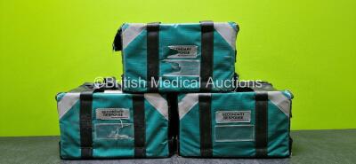 3 x Rescue and Medical Secondary Response Bags