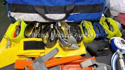 Job Lot Including 1 x Ambulance Bag, 1 x Entonox Hose, 1 x Ferno Pedi-Mate Infant Ambulance Straps in Bags, 2 x Pneupac Single Limb Circuit Tubes, 9 x Various Belts and Straps, 4 x Velcro Straps and Dynamed Pediatric Immobilization & Transport System in - 3