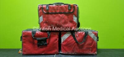 3 x Ambulance Rucksacks / Bags