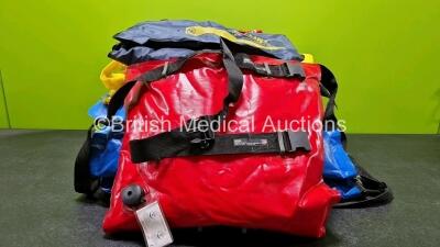 Job Lot Including 2 x Hartwell Medical Evac-U-Splint Adult Mattresses, 1 x EMTech Vacuum Splint, 1 x Hartwell Medical Evac-U-Splint Size L, 1 x Hartwell Medical Evac-U-Splint Size M and 1 x Mdi Splint *Cage*