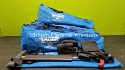 10 x Sager Emergency Traction Splints