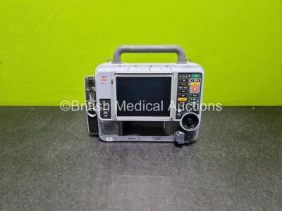 Medtronic Physio-Control Lifepak 15 12-Lead Monitor / Defibrillator *Mfd - 2012* Ref - 99577-000656, P/N - V15-2-001003 Including Pacer, Auxiliary Power, CO2, SPO2, NIBP, ECG and Printer Options (No Power Damaged / Missing Casing, Spares and Repairs) *SN 