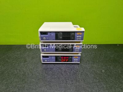 3 x Nihon Kohden Oxypal Pulse Oximeters Model OLV-2700K *Mfd - 2016* (All Power Up)