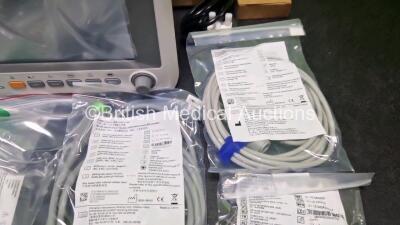 Edan iM50 Touch Screen Patient Monitor *Mfd 2020* (Like New in Box) Including ECG, SpO2, NIBP, IBP1, IBP2, T1, T2 and CO2 Options and 1 x iCARB CO2 Module with 1 x Rechargeable Li-ion Battery, 1 x ECG Lead, 1 x BP Hose, 1 x BP Cuff, 2 x IBP Pressure Trans - 3