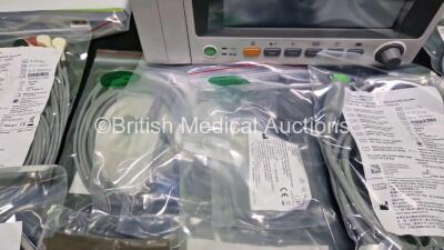 Edan iM50 Touch Screen Patient Monitor *Mfd 2020* (Like New in Box) Including ECG, SpO2, NIBP, IBP1, IBP2, T1, T2 and CO2 Options and 1 x iCARB CO2 Module with 1 x Rechargeable Li-ion Battery, 1 x ECG Lead, 1 x BP Hose, 1 x BP Cuff, 2 x IBP Pressure Trans - 4