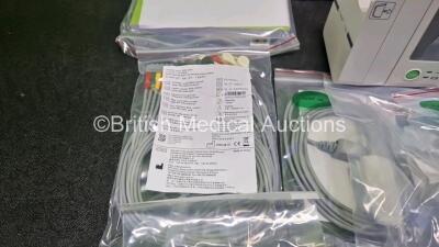 Edan iM50 Touch Screen Patient Monitor *Mfd 2020* (Like New in Box) Including ECG, SpO2, NIBP, IBP1, IBP2, T1, T2 and CO2 Options and 1 x iCARB CO2 Module with 1 x Rechargeable Li-ion Battery, 1 x ECG Lead, 1 x BP Hose, 1 x BP Cuff, 2 x IBP Pressure Trans - 5