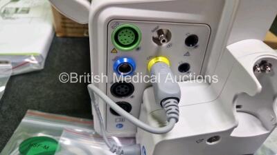 Edan iM50 Touch Screen Patient Monitor *Mfd 2020* (Like New in Box) Including ECG, SpO2, NIBP, IBP1, IBP2, T1, T2 and CO2 Options and 1 x iCARB CO2 Module with 1 x Rechargeable Li-ion Battery, 1 x ECG Lead, 1 x BP Hose, 1 x BP Cuff, 2 x IBP Pressure Trans - 9