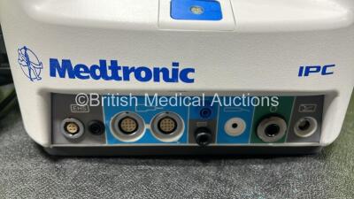 Medtronic IPC Integrated Power Console (Powers Up) with Footswitch and 1 x Medtronic Straightshot M5 MicroDebrider Ref 1899200 In Tray - 2