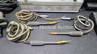 Job Lot Including 1 x Xomed Treace Micro Craft 2000 Power System with 1 x Medtronic Xomed-Treace Ref 33-27750 Angled Handpiece, 1 x Medtronic Xomed-Treace Ref 33-27500 Angled Handpiece, 1 x Medtronic Xomed-Treace Ref 33-27100 Straight Handpiece(Powers Up) - 3