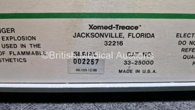 Job Lot Including 1 x Xomed Treace Micro Craft 2000 Power System with 1 x Medtronic Xomed-Treace Ref 33-27750 Angled Handpiece, 1 x Medtronic Xomed-Treace Ref 33-27500 Angled Handpiece, 1 x Medtronic Xomed-Treace Ref 33-27100 Straight Handpiece(Powers Up) - 15