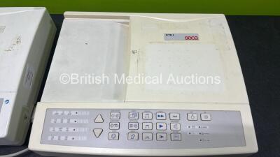 2 x Seca CT6i ECG Machines (Both Power Up 1 x Missing Printer Casing - See Photo) with 1 x 10 Lead ECG Lead - 2