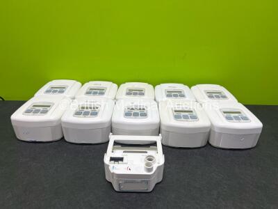 10 x Devilbiss Sleepcube Standard Units and 1 x DeVilbiss REF DV5HH Heated Humidifier Unit *SN HH405745 / IK009935 / IK200445 / IS032205 / IK010657 / IK011849 / IK011215 / IS013586 / IK201706 / IK005226 / IK009976 *