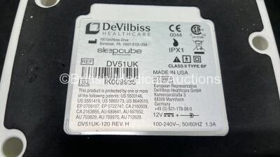 10 x Devilbiss Sleepcube Standard Units and 1 x DeVilbiss REF DV5HH Heated Humidifier Unit *SN HH405745 / IK009935 / IK200445 / IS032205 / IK010657 / IK011849 / IK011215 / IS013586 / IK201706 / IK005226 / IK009976 * - 5