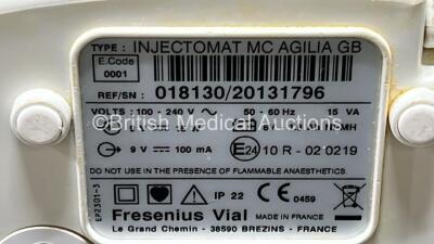 3 x Fresenius Kabi Injectomat MC Agilia Syringe Pumps (All Power Up) *SN *018130 - 20195761 / 19920691 / 20131796* - 7