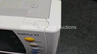 Mixed Lot Including 1 x Fisher & Paykel Airvo 2 Humidifiers Unit (Powers Up) and 1 x Philips IntelliVue X2 Handheld Patient Monitors Including ECG, SpO2, NBP, Press and Temp Options (No Power) - 6