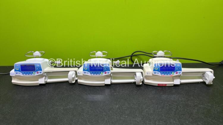 3 x Fresenius Kabi Injectomat MC Agilia Syringe Pumps (All Power Up) *SN *018130 - 20131788 / 204334334 / 19952005*