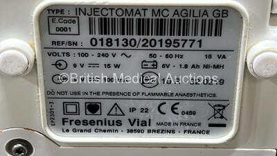 3 x Fresenius Kabi Injectomat MC Agilia Syringe Pumps (All Power Up) *SN *018130 - 20131792 / 19952035 / 20195771* - 7