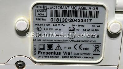 3 x Fresenius Kabi Injectomat MC Agilia Syringe Pumps (All Power Up) *SN *018130 - 20433417 / 20229830 / na* - 5