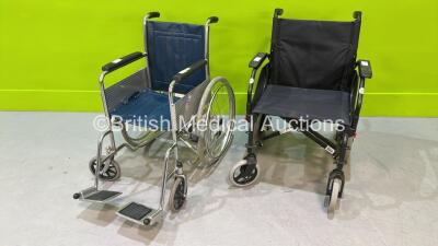 1 x Roma Manual Wheelchair and 1 x Orthos Manual Wheelchair