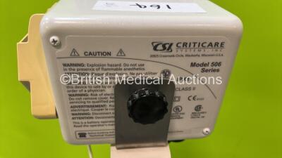 Job Lot Including 1 x Welch Allyn 53N00 Monitor on Stand with Power Supply and Various Leads, 1 x CSI 506DXNT Monitor with Power Supply on Stand - 1 x Missing Wheel (Both Power Up) and 1 x Welch Allyn BP Meter on Stand *JA078997 / na* - 5