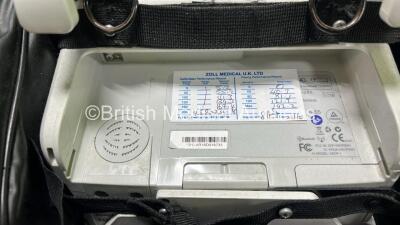 Zoll X Series Monitor/Defibrillator Application Version 02.34.05.00 Including Pacer, ECG, SPO2, NIBP, CO2 and Printer Options with 2 x Sure Power II Li-Ion Batteries (Powers Up and Passes Self Test, Scratches to Screen - See Photos) *AR16D018733* - 9