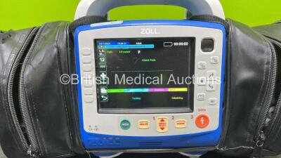 Zoll X Series Monitor/Defibrillator Application Version 02.34.05.00 Including Pacer, ECG, SPO2, NIBP, CO2 and Printer Options with 2 x Flat Sure Power II Li-Ion Batteries (Powers Up and Passes Self Test with Good Battery, 2 x Flat Batteries Included, Sli - 2