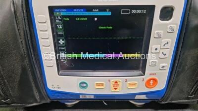 Zoll X Series Monitor/Defibrillator Application Version 02.34.05.00 Including Pacer, ECG, SPO2, NIBP, CO2 and Printer Options with 2 x Sure Power II Li-Ion Batteries (Powers Up and Passes Self Test) *AR16D018868** - 2