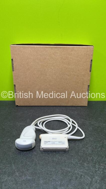 Philips C5-2 Transducer / Probe Ref 21426A *S/N 02FMJJ* **A/N 297759** In Box (Untested)