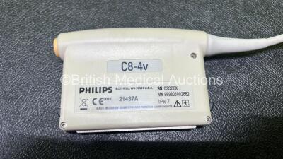 Philips C8-4v Transducer / Probe Ref 21437A *S/N 02Q06X* **A/N 297699** In Box (Untested) - 4