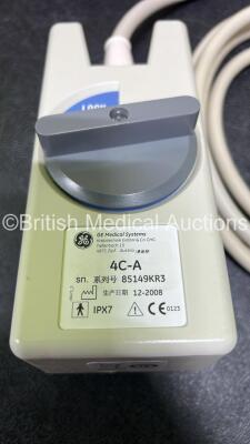 GE 4C-A Transducer / Probe **Mfd 12/2008** *S/N 85149KR3* **A/N 297706** In Box (Untested) - 2