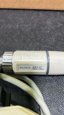 Aloka ASU-67 7.5Mhz/10 Mhz Transducer / Probe/N M00155* **A/N 297669** In Box (Untested) - 2