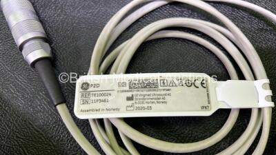 GE P2D Transducer / Probe Ref TE100024 **Mfd 03/2020** *S/N 11P3461* **A/N 360591** In Box (Untested) - 3