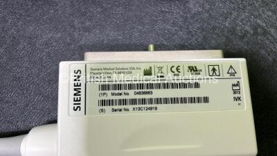 Siemens VFX 13-5 Transducer / Probe Model No 04838863 **Mfd 2012** *S/N X13C124919* **A/N 247077** In Box (Untested) - 3