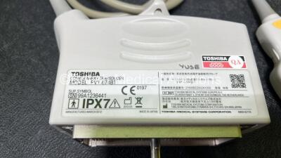 Toshiba PVT-674BT Transducer / Probe **Mfd 03/2012** *S/N 99A1236441* **A/N 190373** - 3