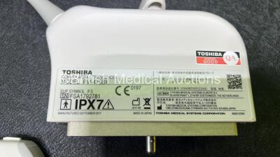 Toshiba PVI-475BX Transducer / Probe **Mfd 09/2017** *S/N FSA1792781* **A/N 292044** In Box (Untested) - 3