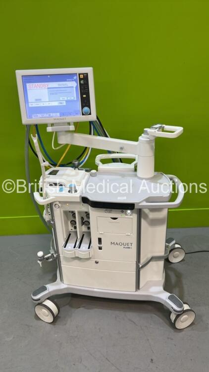 Maquet Flow-i Anaesthesia Machine System Version 4.9 Software Version 04.09.00 with Hoses (Powers Up) *S/N 2250*