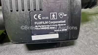 Fujinon EG-530WR Video Gastroscope in Case - Engineer's Report : Optical System - No Fault Found, Angulation - No Fault Found, Insertion Tube - Badly Kinked , Light Transmission - No Fault Found, Channels - No Fault Found, Leak Check - No Fault Found *SN - 6