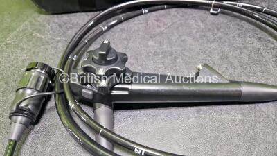 Fujinon EG-530WR Video Gastroscope in Case - Engineer's Report : Optical System - No Fault Found, Angulation - No Fault Found, Insertion Tube - No Fault Found , Light Transmission - No Fault Found, Channels - No Fault Found, Leak Check - No Fault Found *S - 3