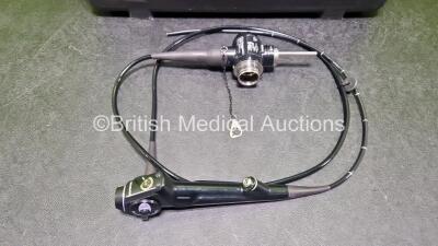 Olympus BF-IT260 Video Bronchoscope in Case - Engineer's Report : Optical System - No Fault Found, Angulation - No Fault Found, Insertion Tube - No Fault Found , Light Transmission - No Fault Found, Channels - No Fault Found, Leak Check - No Fault Found * - 2