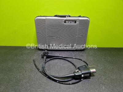 Pentax EG-2990K Video Gastroscope in Case - Engineer's Report : Optical System - No Fault Found, Angulation - No Fault Found, Insertion Tube - No Fault Found , Light Transmission - No Fault Found, Channels - No Fault Found, Leak Check - No Fault Found *SN