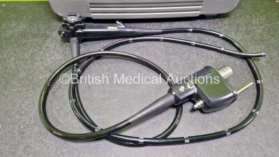 Pentax EC-EC3890LK Video Colonoscope in Case - Engineer's Report : Optical System - No Fault Found, Angulation - No Fault Found, Insertion Tube - No Fault Found , Light Transmission - No Fault Found, Channels - No Fault Found, Leak Check - No Fault Found - 2