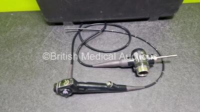 Olympus BF-IT260 Video Bronchoscope in Case - Engineer's Report : Optical System - No Fault Found, Angulation - No Fault Found, Insertion Tube - No Fault Found , Light Transmission - No Fault Found, Channels - No Fault Found, Leak Check - No Fault Found * - 2