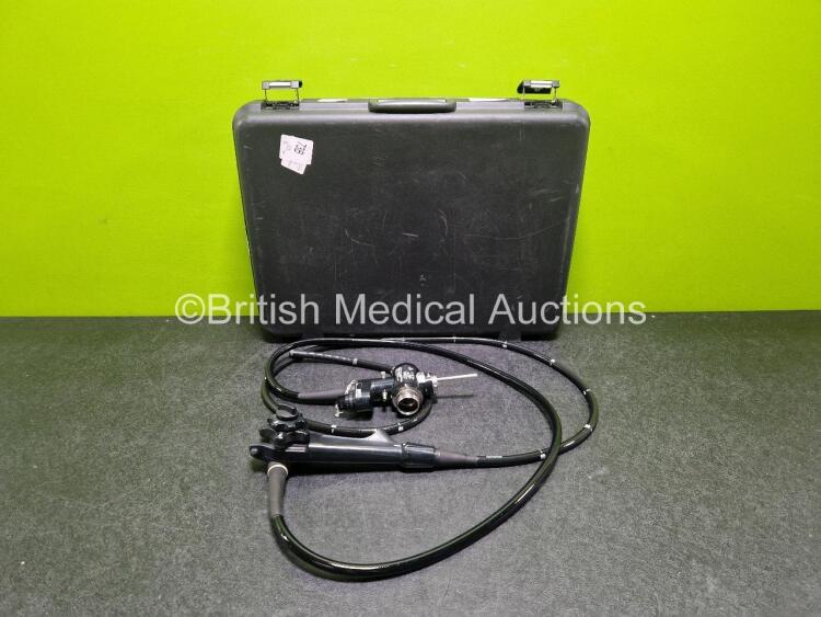 Olympus CF-Q260DL Video Colonoscope in Case - Engineer's Report : Optical System - No Fault Found, Angulation - No Fault Found, Insertion Tube - No Fault Found , Light Transmission - No Fault Found, Channels - No Fault Found, Leak Check - No Fault Found *