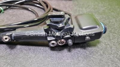 Olympus MH-908 Ultrasound Probe - Engineer's Report : Optical System - Unable to Check , Angulation - No Fault Found, Insertion Tube - No Fault Found , Light Transmission - No Fault Found, Channels - No Fault Found, Leak Check - Unable *SN Erased* - 4